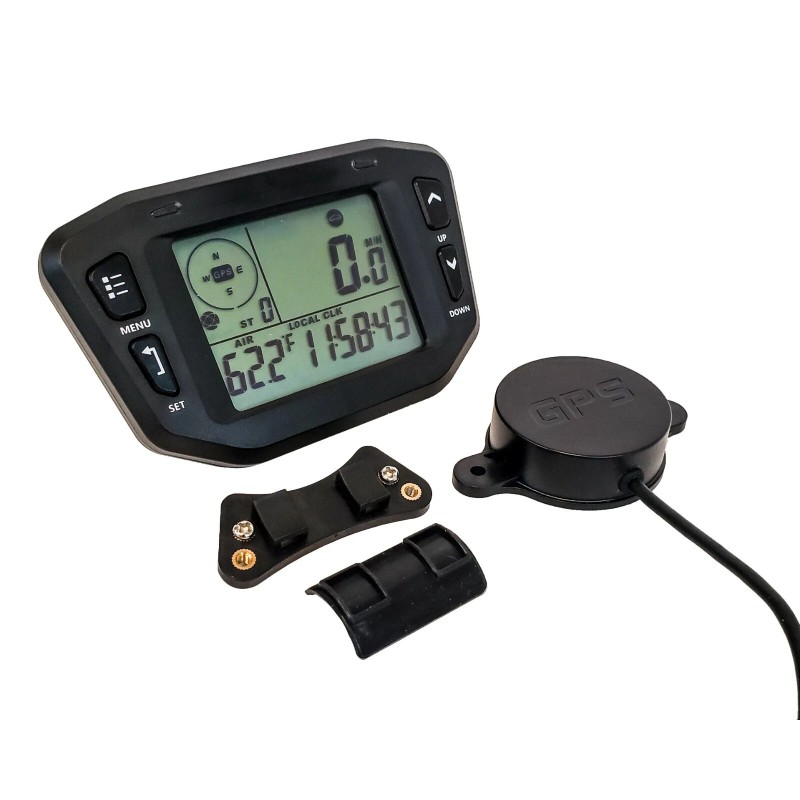 OZ-USA GPS Speedometer LCD Gauge Odometer Hourmeter Voltage Temperature Clock