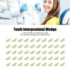 50pcs Teeth Interproximal Wedge Stainless Steel Heat Resistant Dental Matrix