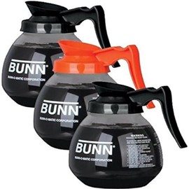 Generic Supply Depot Compatible with Coffee Pot Decanter/Carafe, 2 Black Regular and 1 Orange Decaf, 12 Cup Capacity, Set of 3,, large, BP25802011