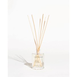 Brooklyn Candle Studio Reed Scent Diffuser - Love Potion - Relaxing Oil Diffuser, Jasmine, Lavender & Mandarin Fragrance, 8 Rattan Diffuser Reeds, Clean Ingredients - 4.4oz
