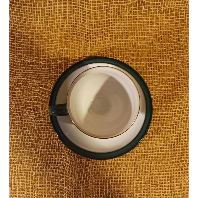 Denby Greenwich Tea Cup & Saucer ~ Brand New