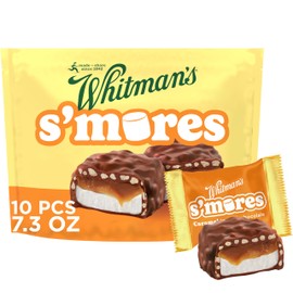 WHITMAN'S S'Mores Caramel Milk Chocolate Candy, Bag 7.3. oz