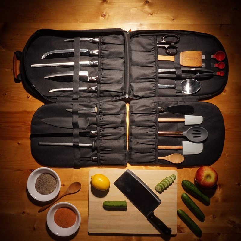 Chef Knife Bag Folding Knife Bag | 20+ Pockets for