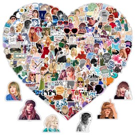 200Pcs Tay_lor Swi_ft Stickers, Pop Music Stickers, Ty_ler the Creator Stickers for Teens Kids Girls and Boys, Perfect for Car Motorcycle Bicycle Skateboard Luggage Waterbottle Decal Graffiti Patches