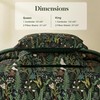 keensoft Queen Comforter Set - 3 Pieces Botanical Bedding Comforter