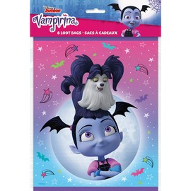 Unique Vampirina Loot Bags, 8Ct,, 9" X 7"