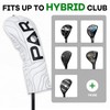 Golf Club Head covers Hybrid Utility Rescue with Interchangeable Number