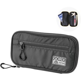 GORIX Waterproof Bike Pouch Wallet Smartphone Key Storage Bicycle Pouch Road Bike (BKPW) Black (BKPO)