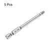 HARFINGTON 5pcs T25 Torx Bit 1/4" Hex Shank 3" Long