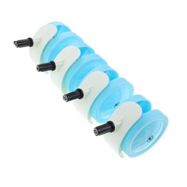 Mikinona 4pcs Walker Wheel Replacements Silent Casters for Smooth Indoor Use Removable Accessories for Enhanced Stability and Support While Learning to Walk