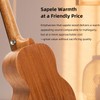 TOM 21-Inch Sapele Soprano Ukulele – Budget-Friendly Starter Kit for