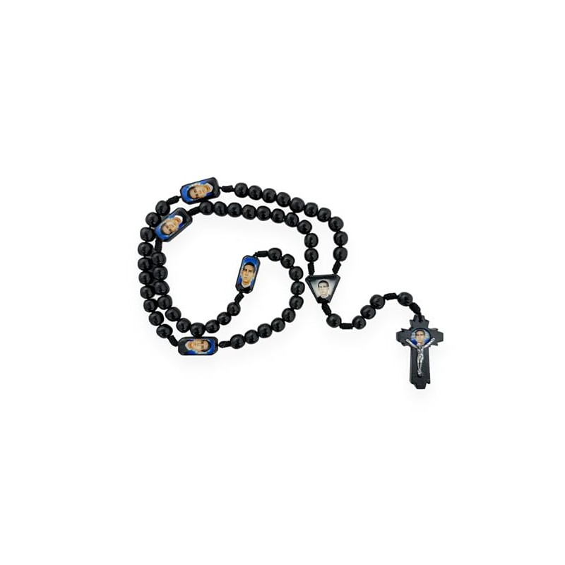 GCK Devocionario del Migrante Santo Toribio Romo con Rosario Negro