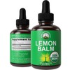 USDA Organic Lemon Balm Liquid Drops – Alcohol-Free Herbal Extract