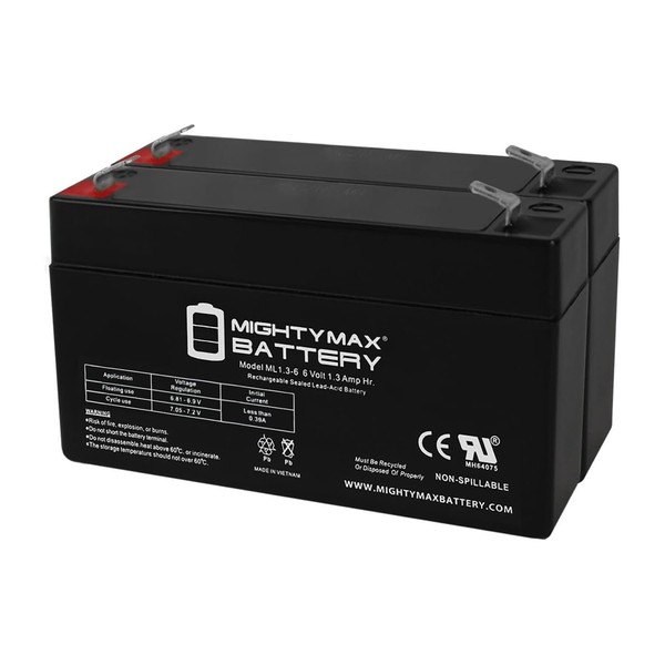 Mighty Max Battery 6V 1.3Ah Battery Replacement for Battery Patrol
