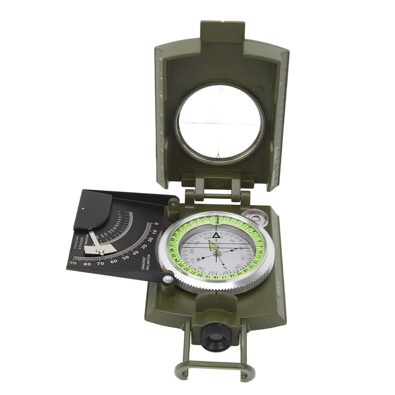 Compass Multifunctional Accurate Waterproof Hand Held Metal Compass for Hiking