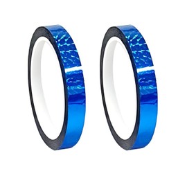 Qrity 2 Rolls Craft Decorative Tape 15mm x 50m Masking Tape for DIY Arts Crafts Packaging Decoration Blue