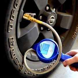 Toolwiz 6 mm Air Chuck Car Valve Lever Plug, 1/4 Inch French Valve Bicycle Valve Adapter Connection Tyre Inflator Hose, Tyre Pressure Gauge Brass Tyre Inflator Car Tyre Valve, Pack of 4