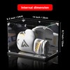 KOLIPI Boxing Glove Display Case with Mirror Back and Base,