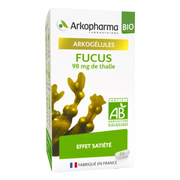 Arkogélules Fucus Effet Satiété Bio, 45 capsules