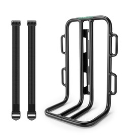 ROCKBROS Front Carrier, Bicycle Cargo Carrier, Front Rack, Aluminum, Lightweight, Easy to Install, Comes with Zip Tie, Bicycle Carrier, Gravel Road, Gravel Road Bike, Commuting to Work or School,
