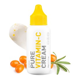 SKINMISO Pure Vitamin C Cream, 1.7 oz | Lightweight Korean Face Moisturizer, Smooth Fresh-Feeling Skin, Made in Korea, K-beauty