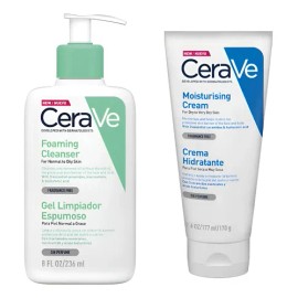 Skincare Limpiador Anti-grasa Facial Hidratante Cerave 2 Pcs                                                                                          