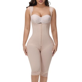 M MYODRESS Fajas Colombianas Moldeadoras Full Body Shaper Long Torso Waist Trainer for Women Colombian Shaping Girdles Tummy Control Shapewear Post Surgery Compression Garment Girdle Curvy Faja XL