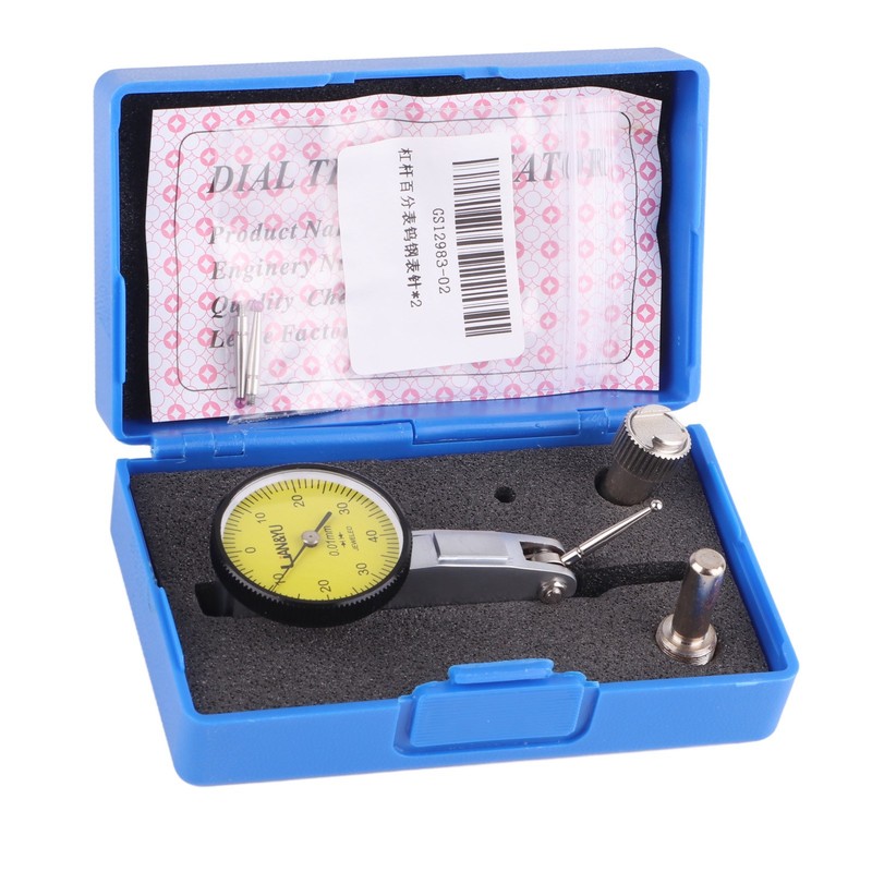 0‑40‑0 0.01mm Precision Metric Dovetail Rails Dial Test Indicator with