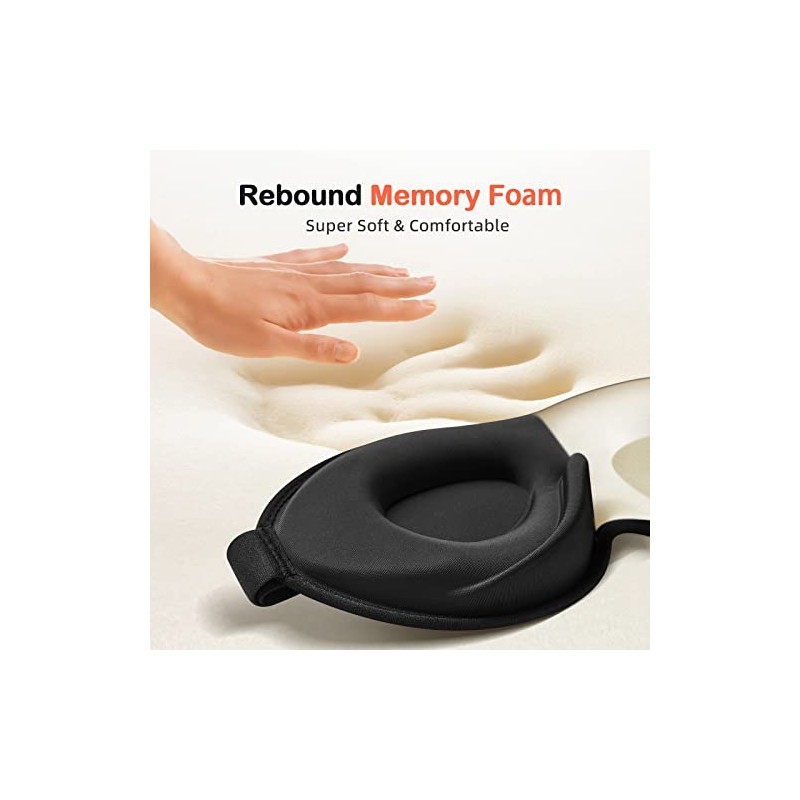 Sleep Mask for Side Sleeper, Eye Mask Sleeping Women Men,