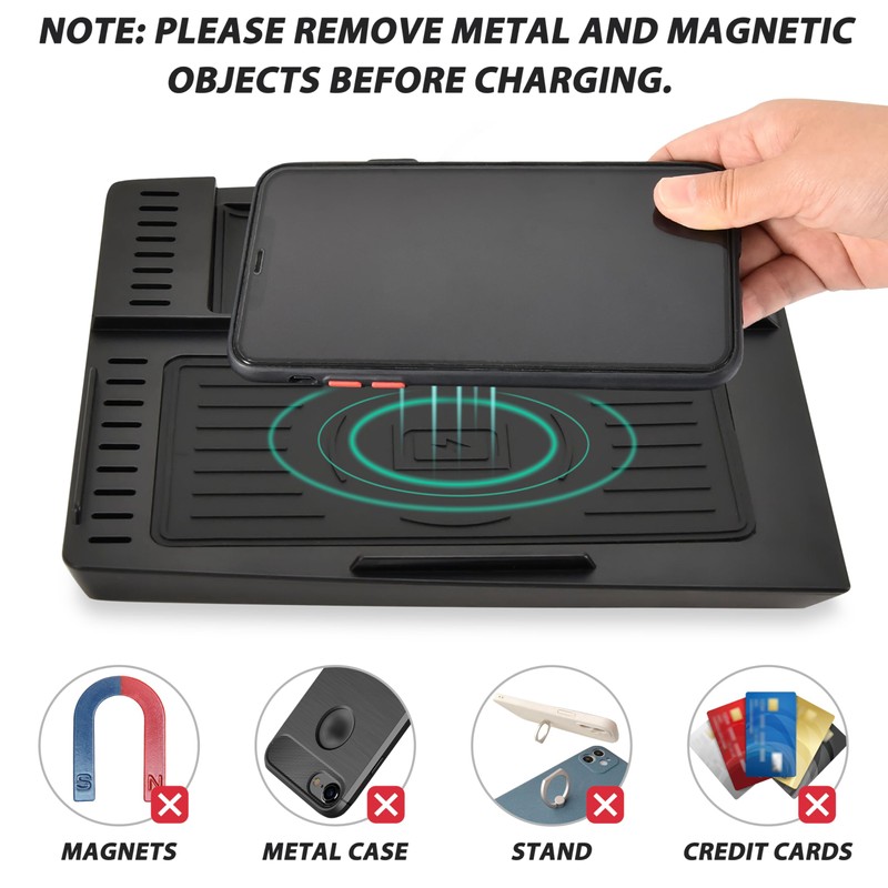 KEWISAUTO Car Wireless Charger for 2022-2024 Honda Civic, Center Console