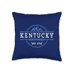 Bluegrass State Kentucky Throw Pillow
