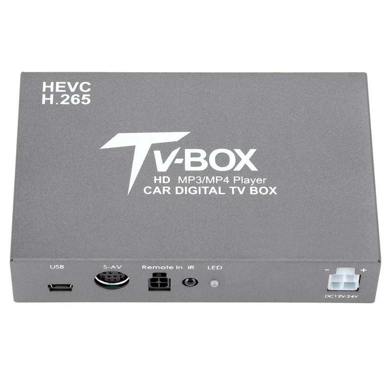 Car Digital TV Box Receiver Standrad H.265 6M/7M/8M Channel Band