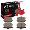 Sixity C6 Front Ceramic Brake Pads compatible with Yamaha XS1100