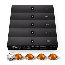 Nespresso Capsules Vertuo, Orafio, Medium Roast Espresso, 50-Count Espresso Pods, Brews 1.35 oz.