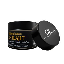 UKHealthHouse Himalayan Shilajit Resin 50g Formulated with 100% Pure Himalayan Shilajit Rich in 85+ Trace Minerals & Fulvic Acid Energy Immune Support