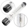 Nxtop Inline Clear Acrylic Water Flowmeter 1PT Dia Threads LZT