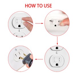 Lilaly 12 pcs Snug Plugs for Loose Outlets, Loose Outlet Plug, Fix Loose Plug Outlet Fix Loose Outlet Tightly Loose Socket Insert (Transparent)