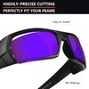Alphax Plasma Purple Optimized Polarized Engraved Replacement Lenses for Oakley