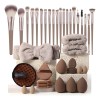 Brochas De Maquillaje Kit 44pcs Para Maquillaje Profesional