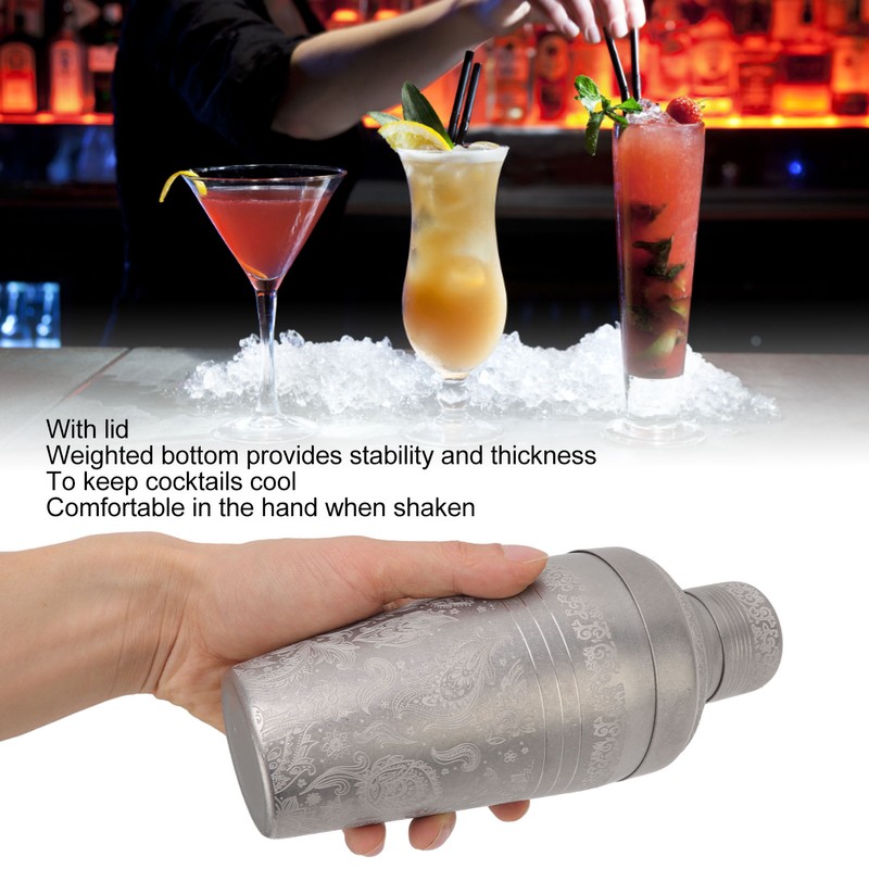 Cocktail Shaker Dishwasher Safe Rust Proof 304 Stainless Steel Bartender