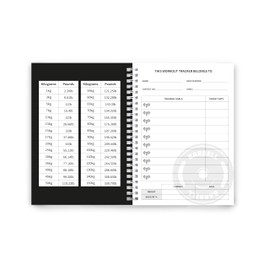 Workout Tracker - The Perfect Planner to record your Gym or Home Workouts - Six colours/styles - A5 size with 104 pages and space for 100 workouts - Set Goals & Track Progress