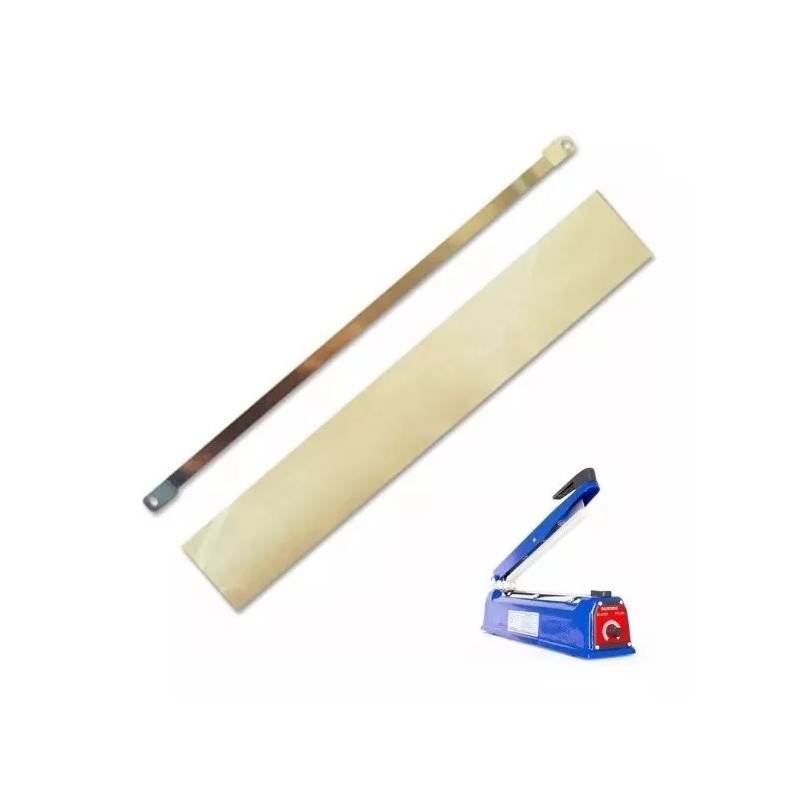 Dilitools Resistencia Y Teflón De Repuesto Para Selladora 20 Cm