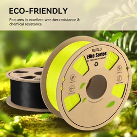 SUNLU Elite PLA 3D Printer Filament - PLA Filament 1.75mm, Fit Most FDM 3D Printers, Neatly Wound PLA 3D Printing Filament 1.75mm, Dimensional Accuracy +/- 0.02 mm, 1kg Spool (2.2lbs), PLA Yellow