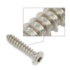 G-PLUS Chrome Headlight Bezel Marker Grille Trim Screws Kit Chrome