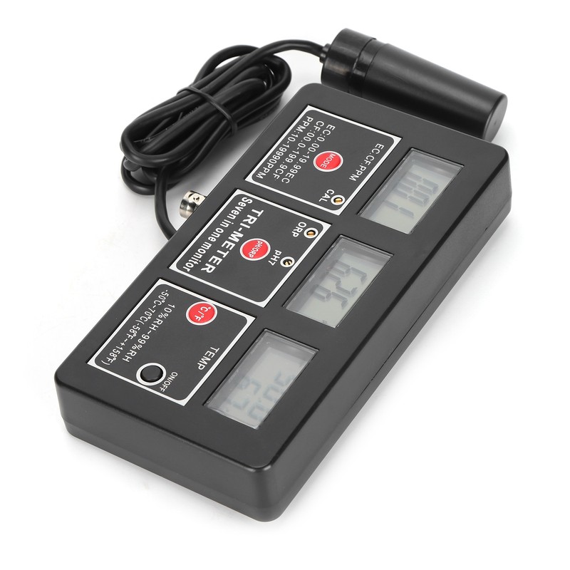 PH‑218 7 in 1 Water Quality Tester PH/TEMP/EC/CF/TDS/OPR/RH Water Meter