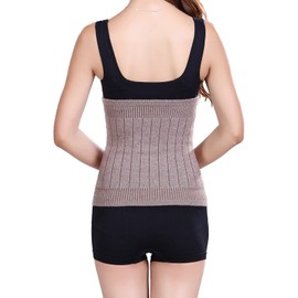 YUPPIE TONE Kidney Warmer Cashmere Winter Body Warmer Wool Elastic Heat Belt for Men and Women, Camel