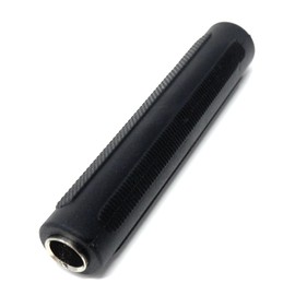 DRUT 1pcs 6.35mm Mono To 6.35mm Mono Jack Socket Coupler Joiner Cable Adapter, Gender Changer (Black)