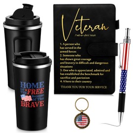 Veterans Day Gift 17 Oz Tumbler Cup A5 Journal Pen Keychain