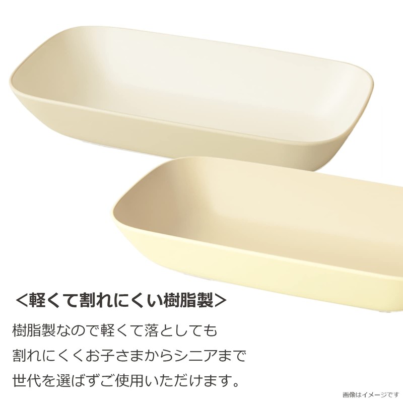 Takenaka T-26656 Dish Calm Dish, Square, Curry & Pasta, Made