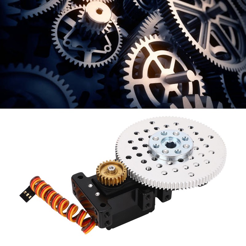4:1 Ratio Servo Motor Gear Box High Torsion Aluminum Frame